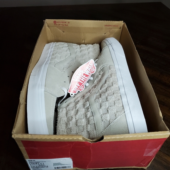 Vans Sk8-Hi Emboss Checkerboard Men Size 13 - Picture 8 of 9